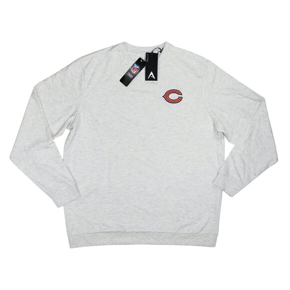 Chicago Bears NFL Football Antigua Crew Neck Lightweight Sweatshirt NWT - Picture 1 of 2